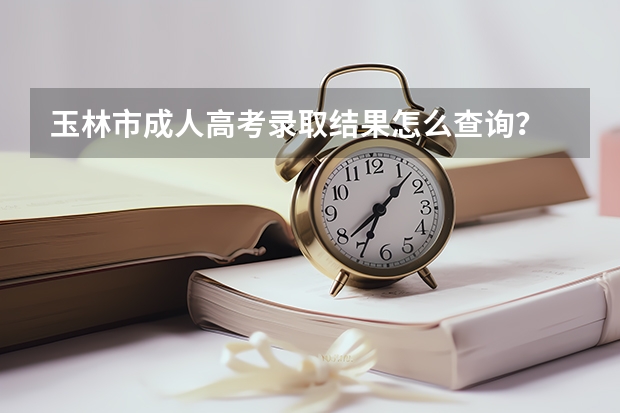 玉林市成人高考录取结果怎么查询?