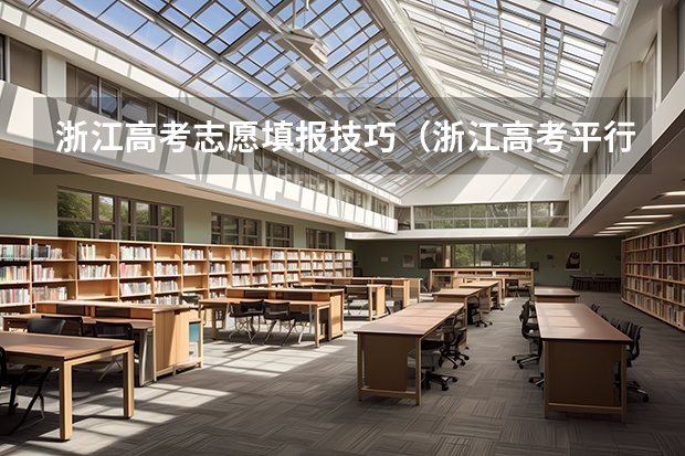 浙江高考志愿填报技巧（浙江高考平行志愿录取规则及填报技巧）