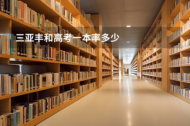 三亚丰和高考一本率多少