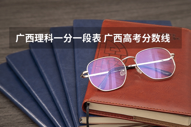 广西理科一分一段表 广西高考分数线2023一本,二本,专科分数线