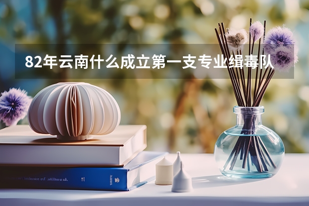 82年云南什么成立第一支专业缉毒队伍
