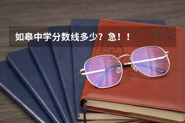 如皋中学分数线多少？急！！