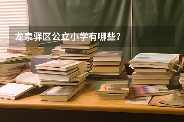 龙泉驿区公立小学有哪些？