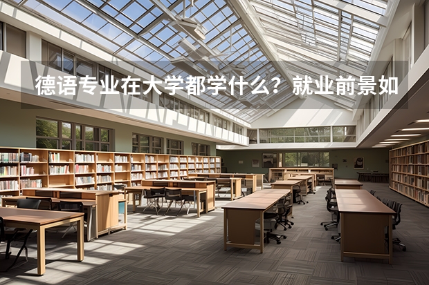 德语专业在大学都学什么？就业前景如何？那几所大学的德语专业较好？