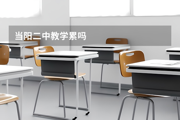 当阳二中教学累吗