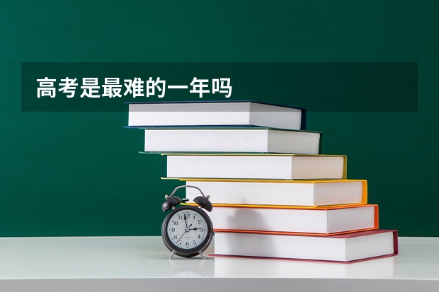 高考是最难的一年吗