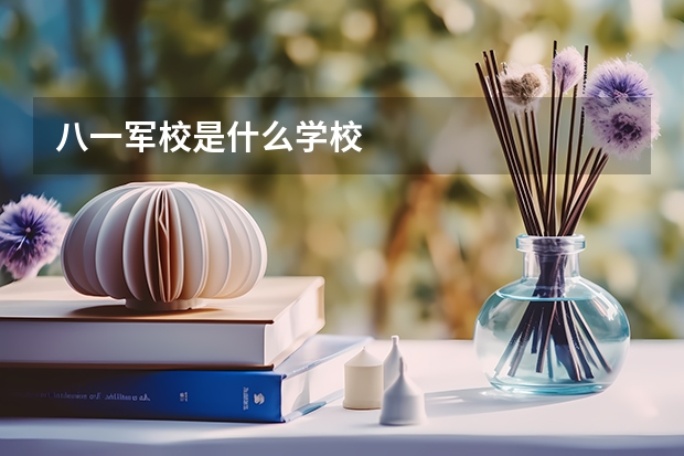 八一军校是什么学校