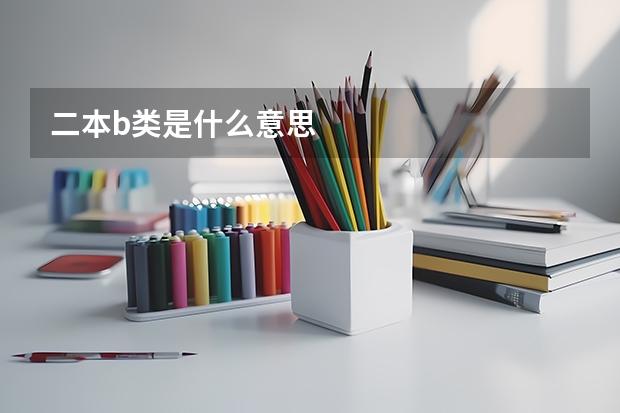 二本b类是什么意思