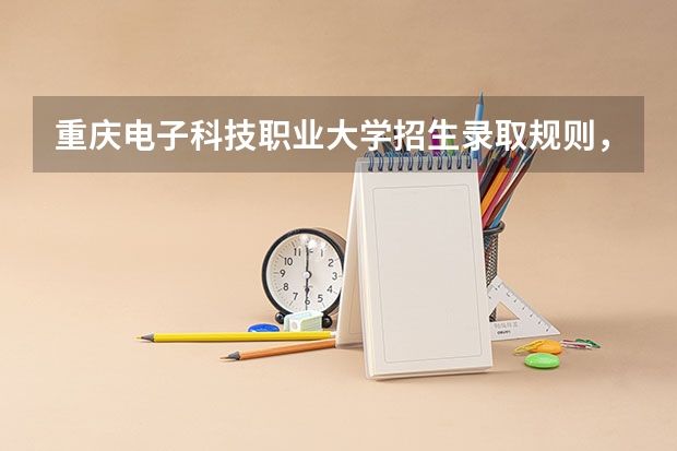 重庆电子科技职业大学招生录取规则，重庆电子科技职业大学院系设置