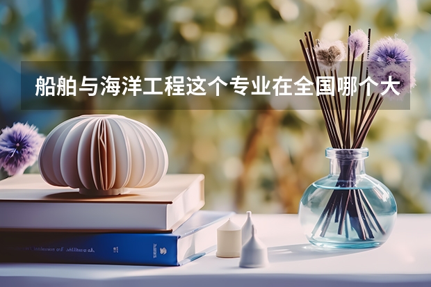 船舶与海洋工程这个专业在全国哪个大学排名第一