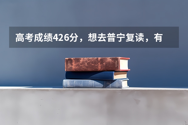 高考成绩426分，想去普宁复读，有什么好的学校？比如二中，中英文。需要什么手续和费用？