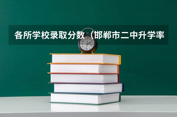 各所学校录取分数（邯郸市二中升学率）