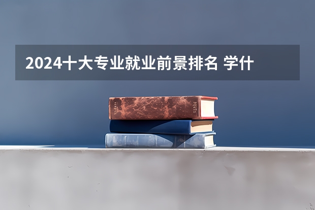2024十大专业就业前景排名 学什么最有发展