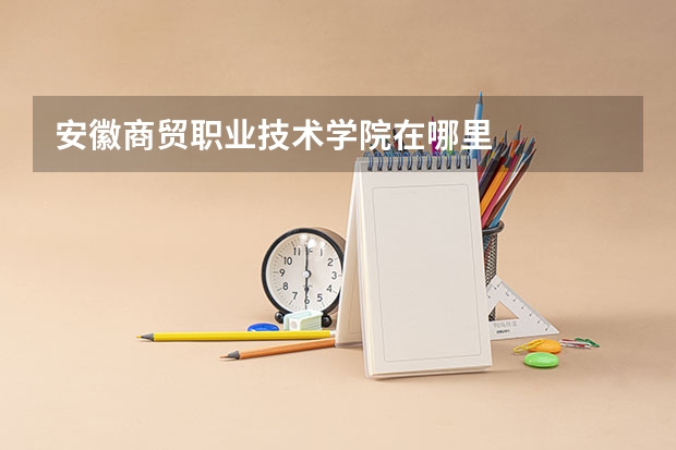 安徽商贸职业技术学院在哪里