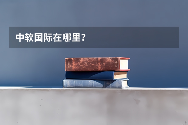 中软国际在哪里?