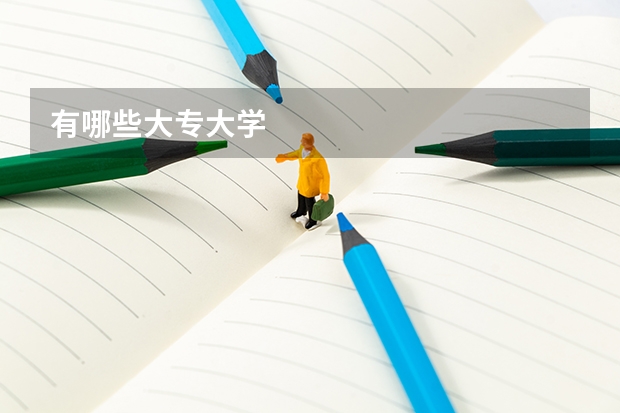 有哪些大专大学