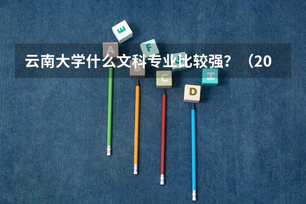 云南大学什么文科专业比较强？（20分）