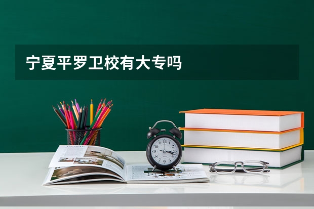 宁夏平罗卫校有大专吗