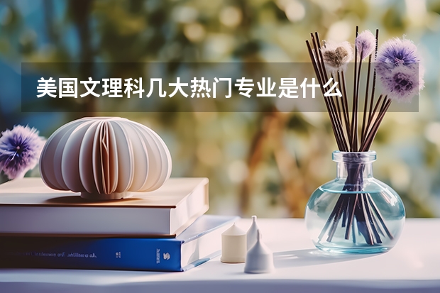 美国文理科几大热门专业是什么