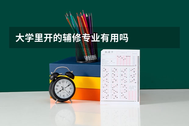 大学里开的辅修专业有用吗