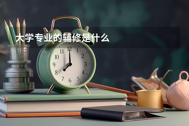 大学专业的辅修是什么