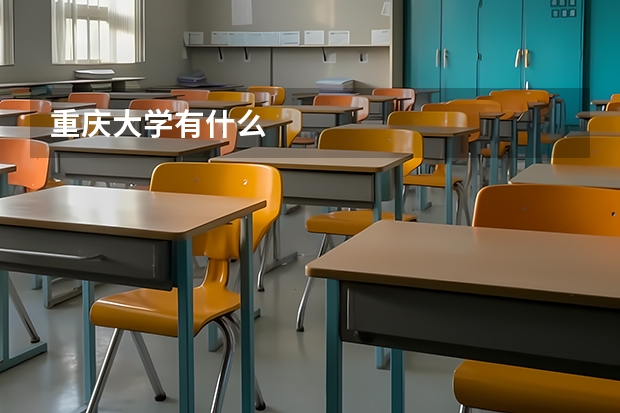 重庆大学有什么