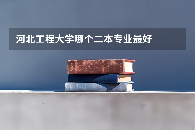 河北工程大学哪个二本专业最好