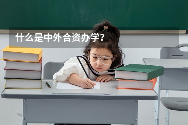 什么是中外合资办学？