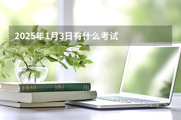 2025年1月3日有什么考试