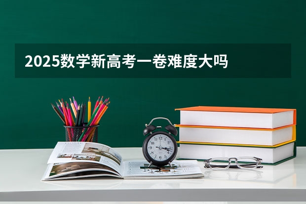 2025数学新高考一卷难度大吗